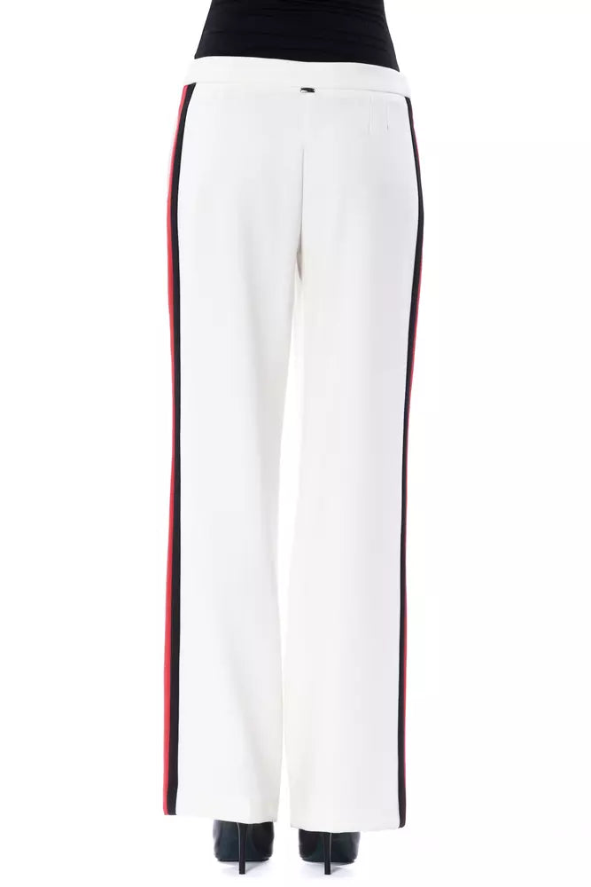 BYBLOS White Polyester Women Pants - BrandFit 88