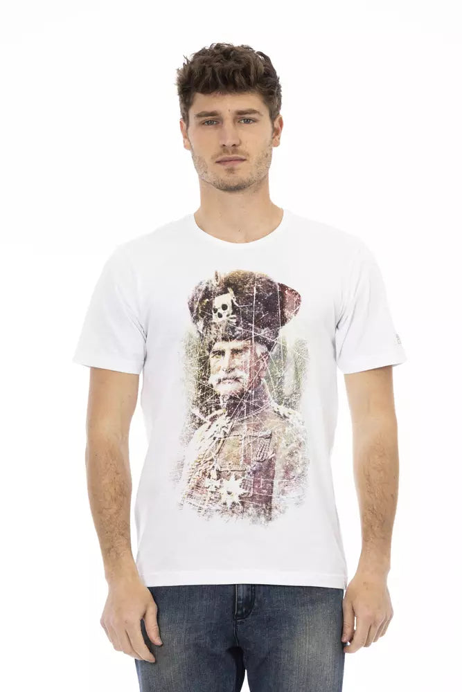 Trussardi Action White Cotton Men's T-Shirt