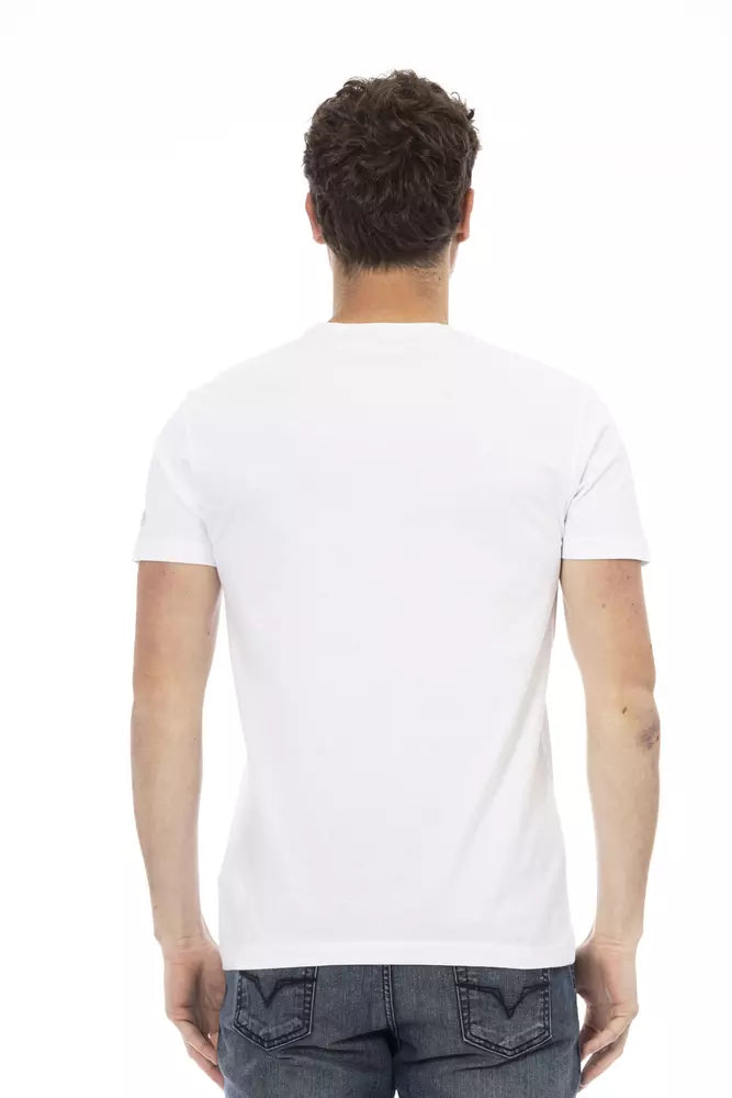 Trussardi Action White Cotton T-Shirt