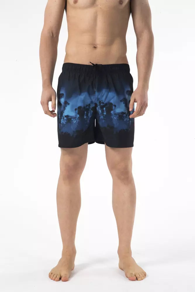 Just Cavalli Black Polyester Men Swim Short - BrandFit 88