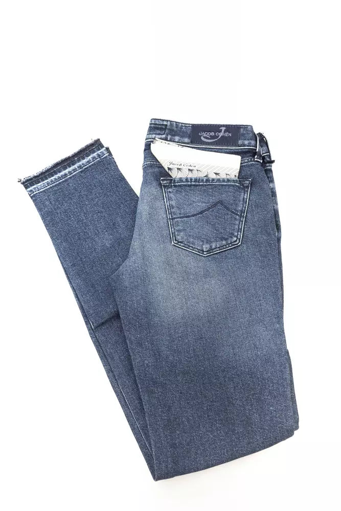 Jacob Cohen Blue Cotton Women Jeans - BrandFit 88
