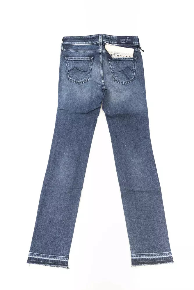 Jacob Cohen Blue Cotton Women Jeans - BrandFit 88