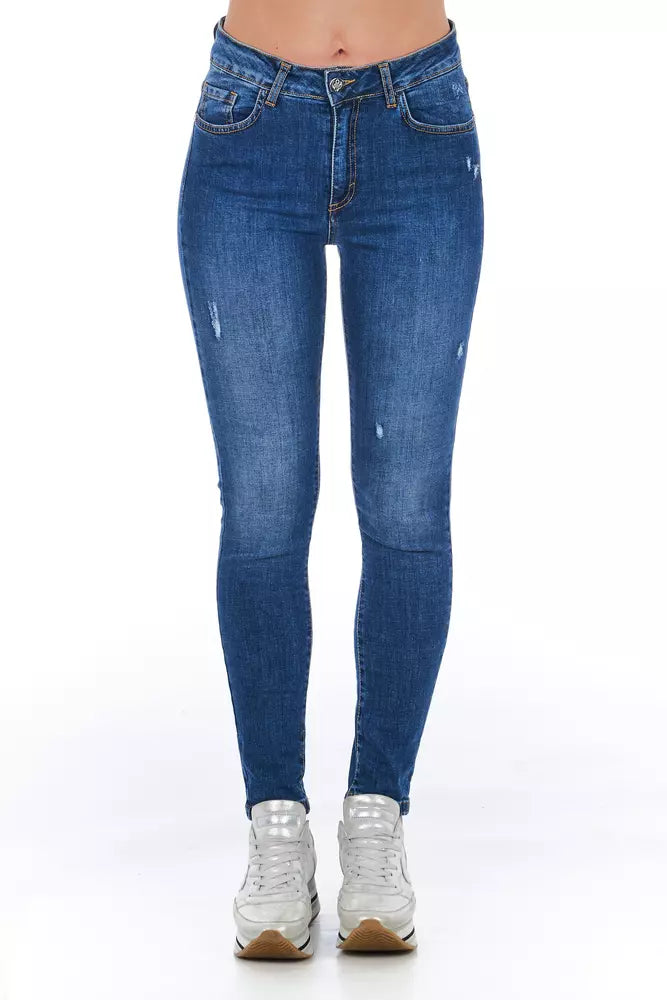 Frankie Morello Blue Denim Women Jeans - BrandFit 88