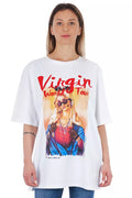 Frankie Morello White Cotton Women T-Shirt - BrandFit 88
