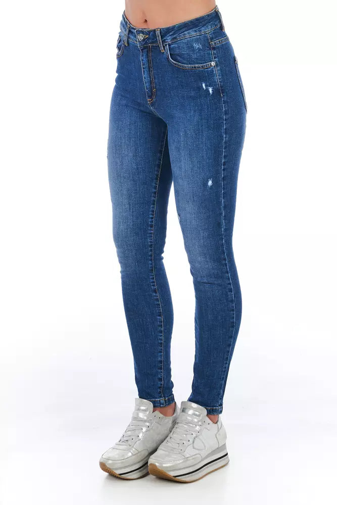 Frankie Morello Blue Denim Women Jeans - BrandFit 88