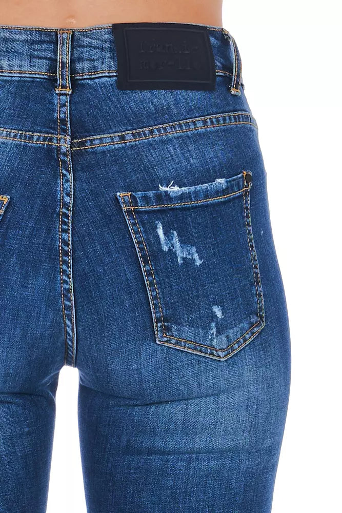 Frankie Morello Blue Other Fibres Women Jeans - BrandFit 88