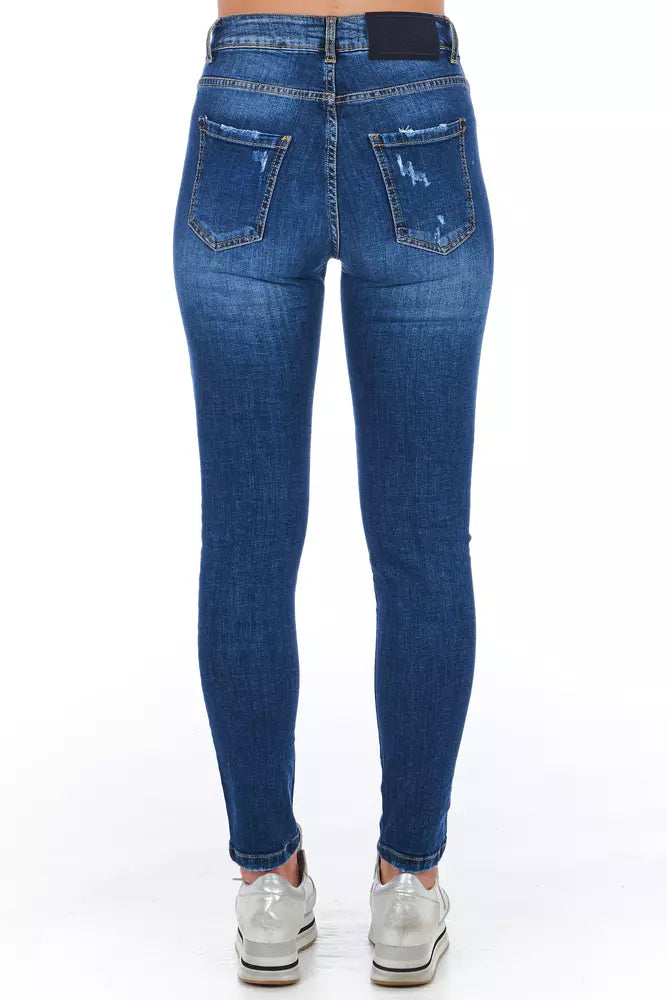 Frankie Morello Blue Other Fibres Women Jeans - BrandFit 88