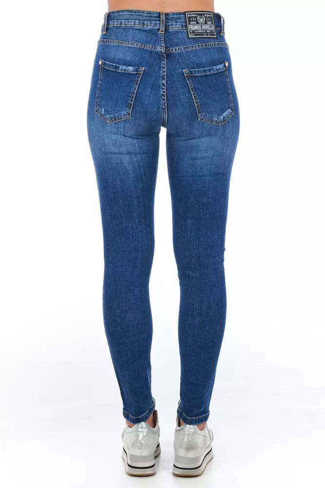 Frankie Morello Blue Denim Women Jeans - BrandFit 88