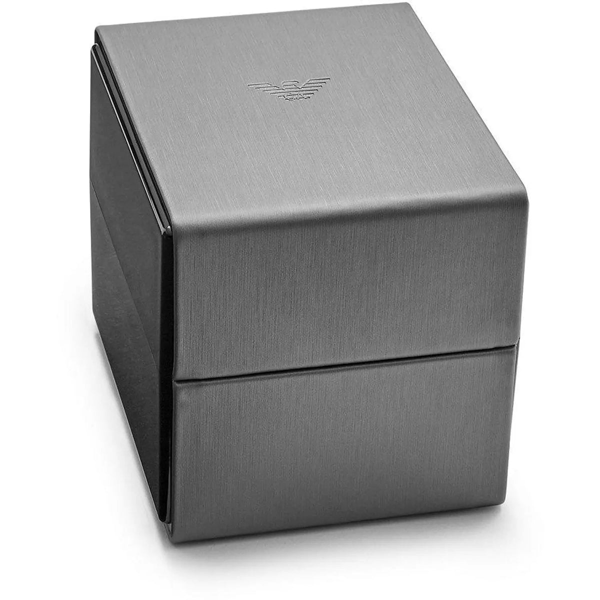 Emporio Armani Silver and Bronze Steel Chronograph Watch Emporio Armani