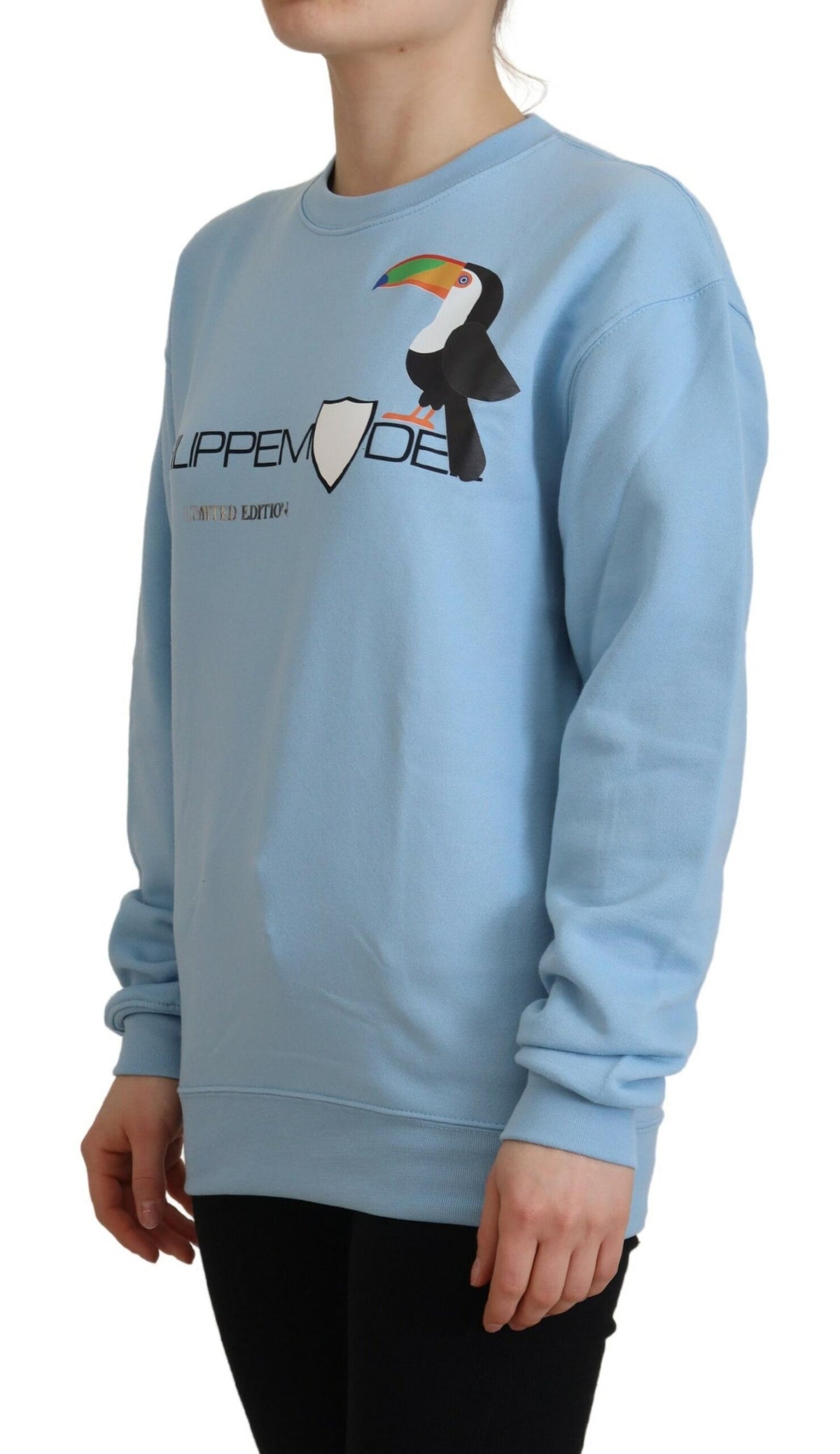 Philippe Model Light Blue Logo Printed Long Sleeves Sweater - BrandFit 88
