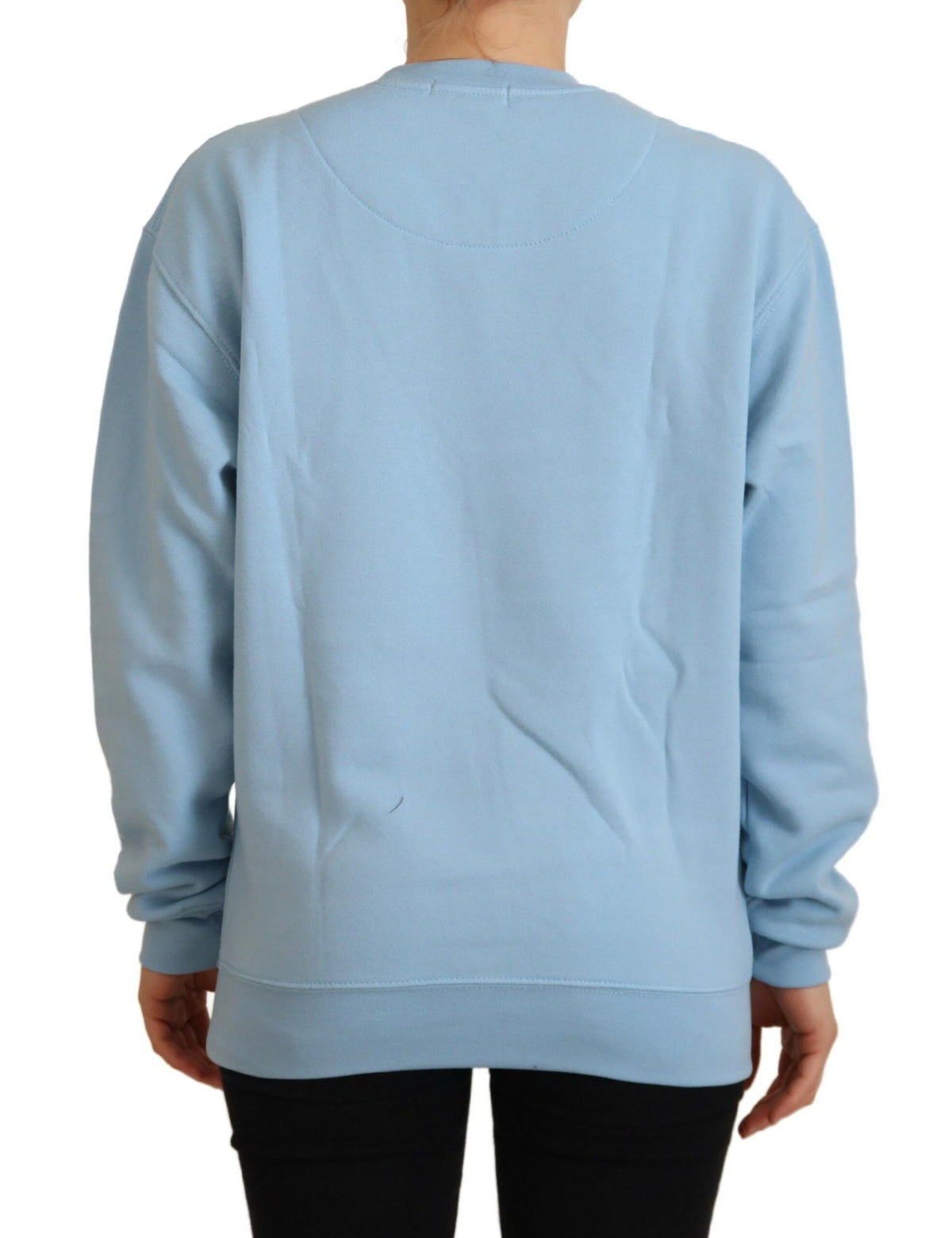 Philippe Model Light Blue Logo Printed Long Sleeves Sweater - BrandFit 88