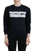 Philippe Model Black Printed Long Sleeves Pullover Sweater - BrandFit 88
