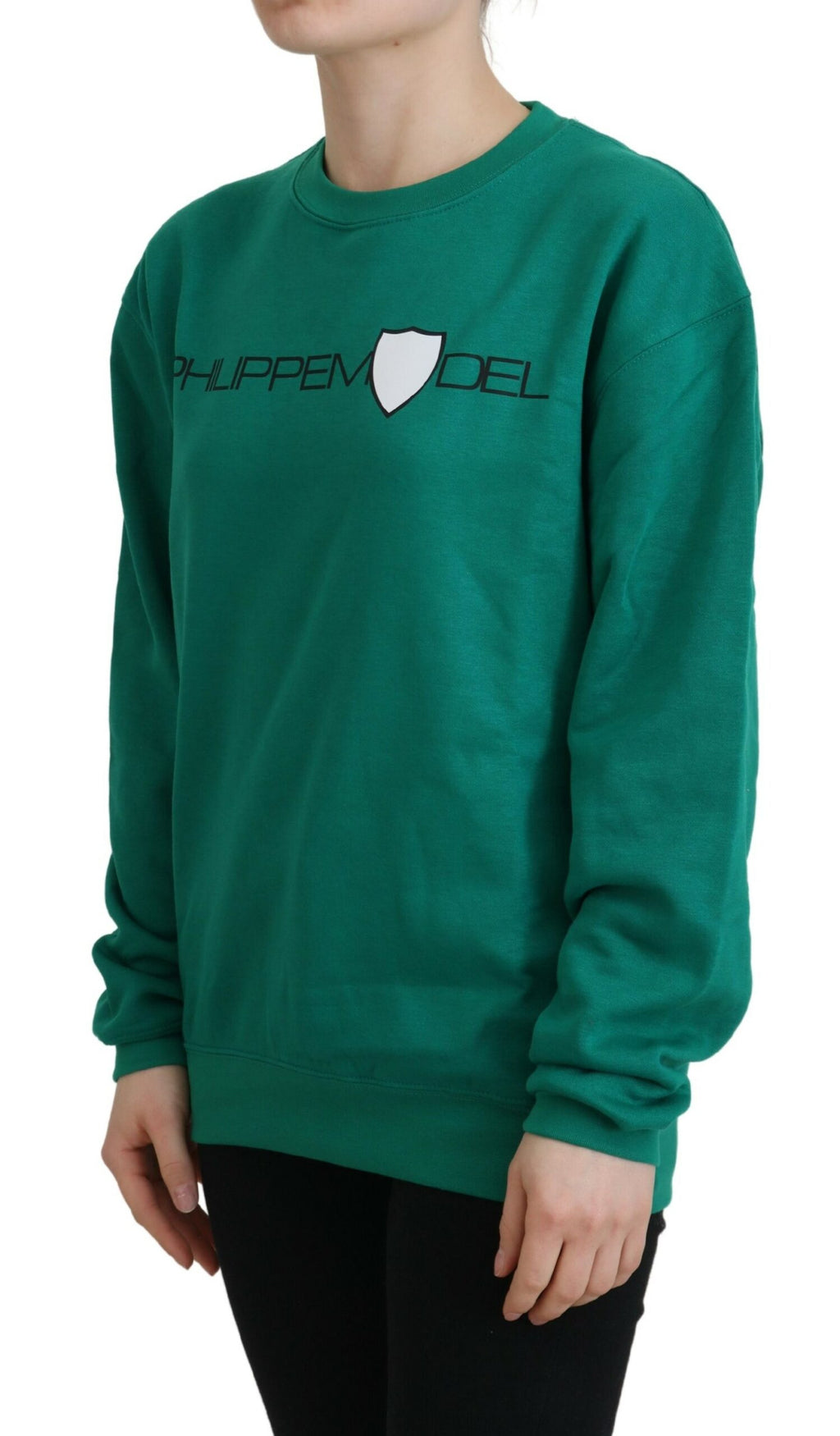 Philippe Model Green Printed Long Sleeves Pullover Sweater - BrandFit 88