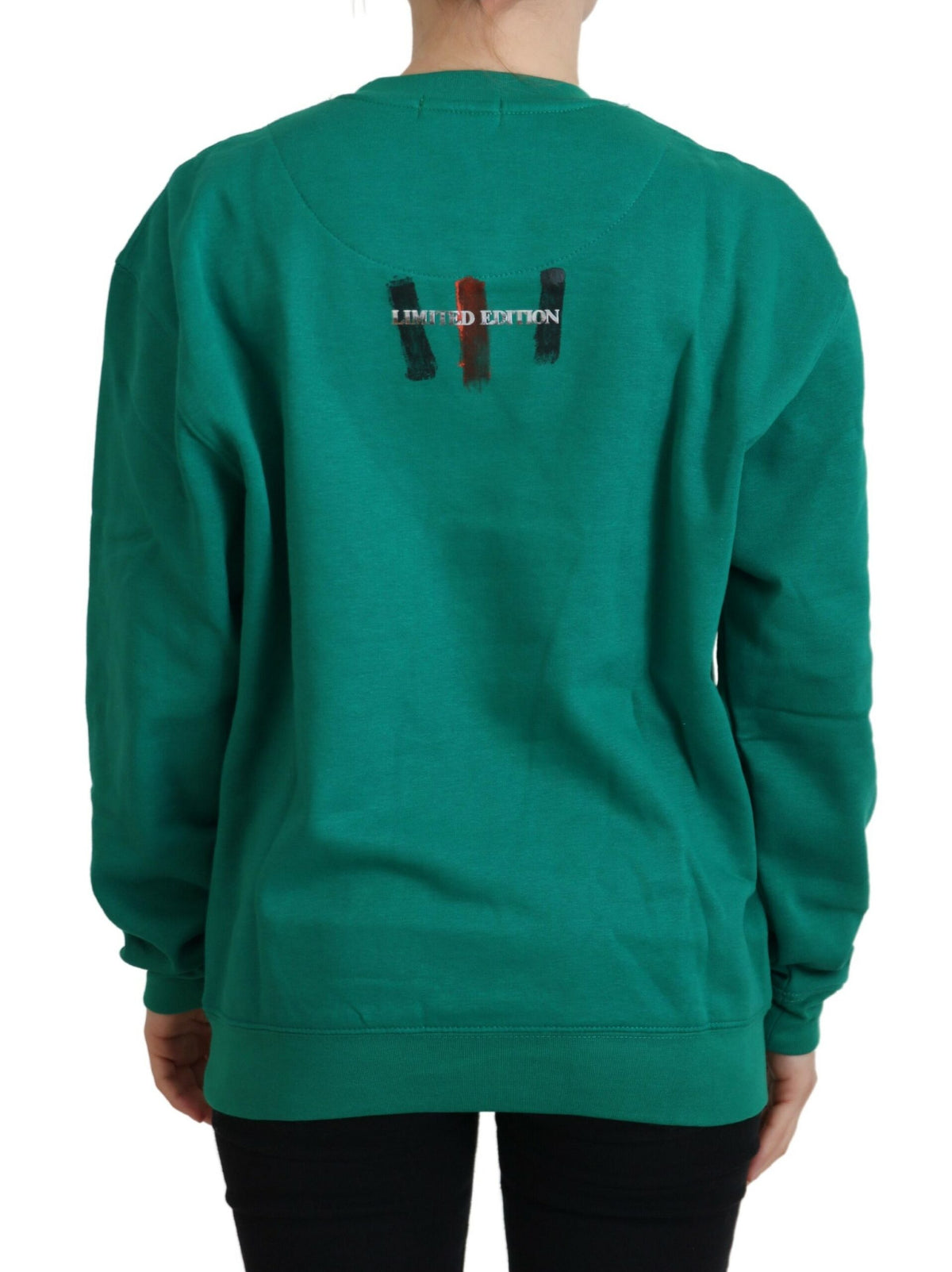 Philippe Model Green Printed Long Sleeves Pullover Sweater - BrandFit 88