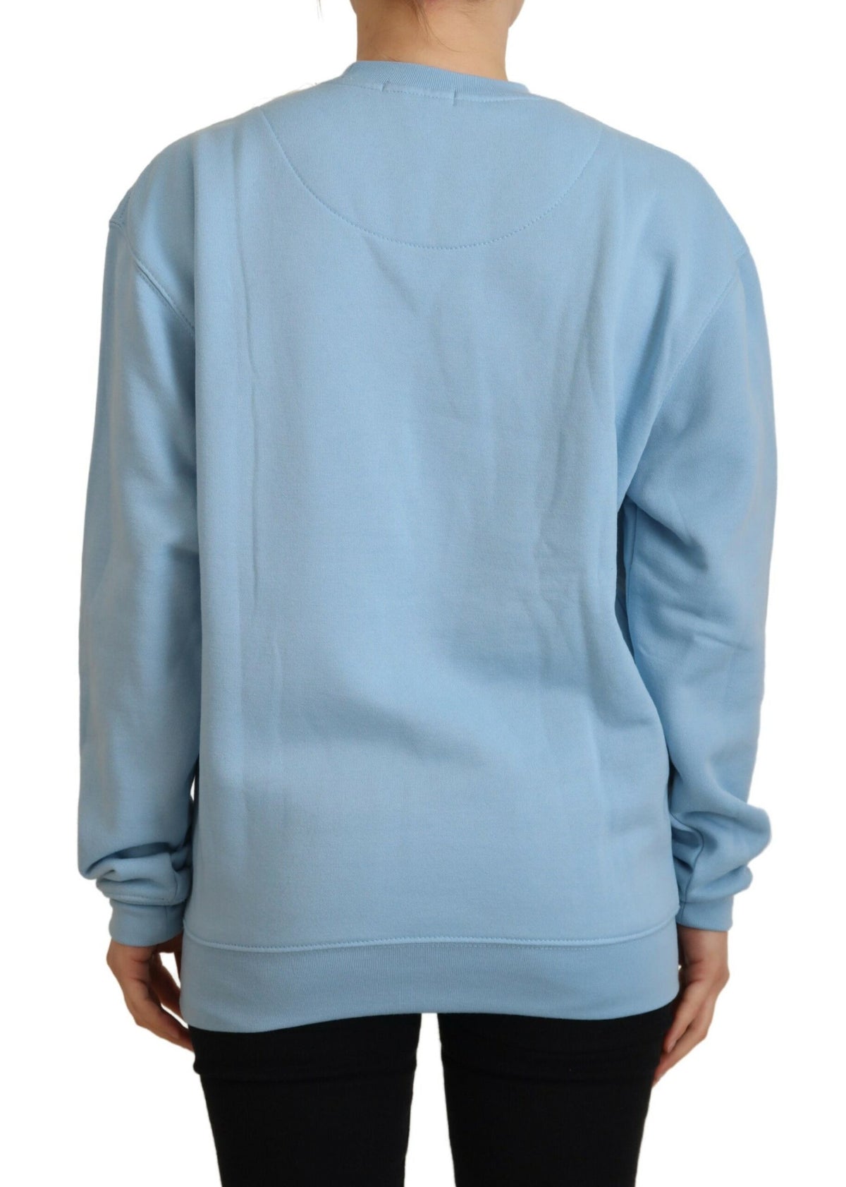 Philippe Model Light Blue Logo Printed Long Sleeves Sweater - BrandFit 88