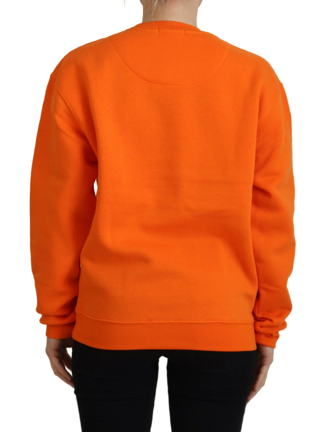 Philippe Model Orange Printed Long Sleeves Pullover Sweater - BrandFit 88
