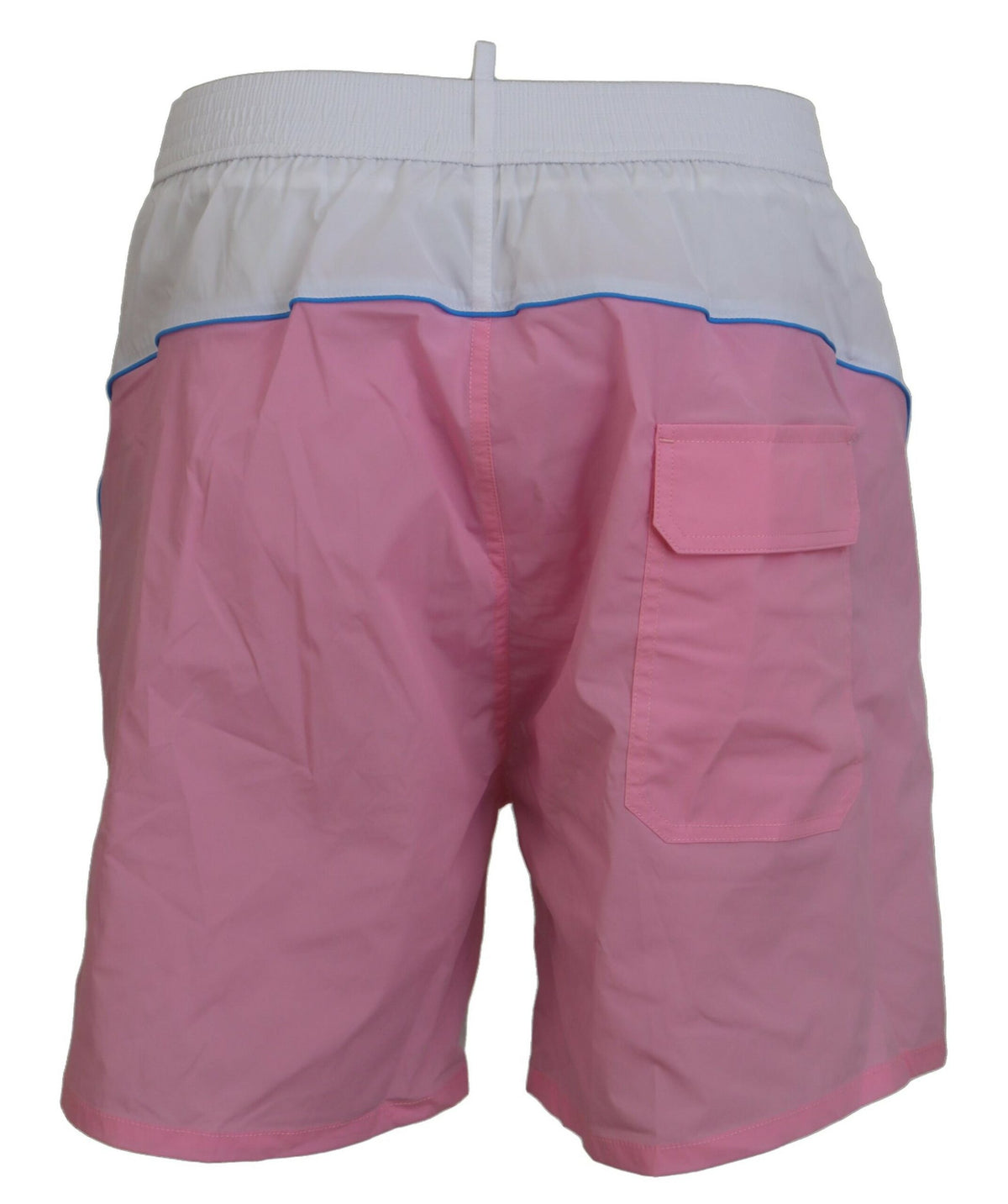 Dsquared² White Pink Logo Print Men Beachwear Shorts Swimwear - BrandFit 88