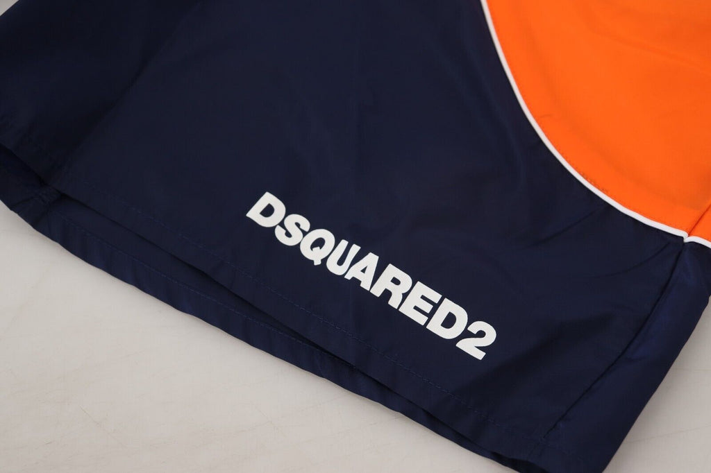 Dsquared² Multicolor Logo Print Men Beachwear Swimwear Short - BrandFit 88