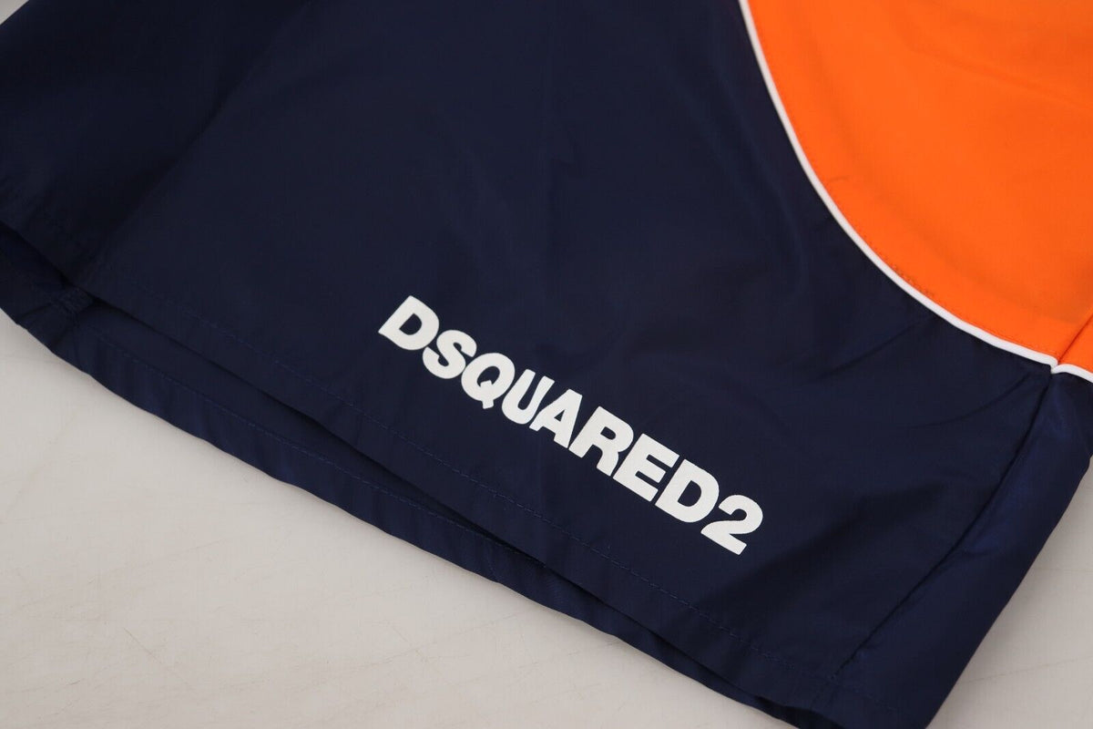 Dsquared² Multicolor Logo Print Men Beachwear Swimwear Short - BrandFit 88