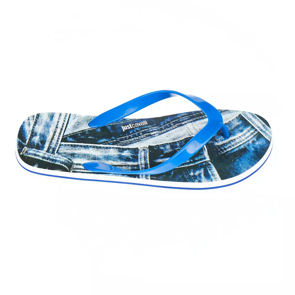 Just Cavalli Light Blue EVA Men Sandal - BrandFit 88