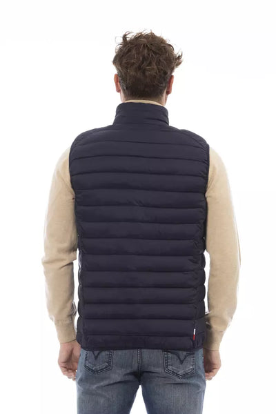 Invicta Blue Polyamide Men's Quilted Vest