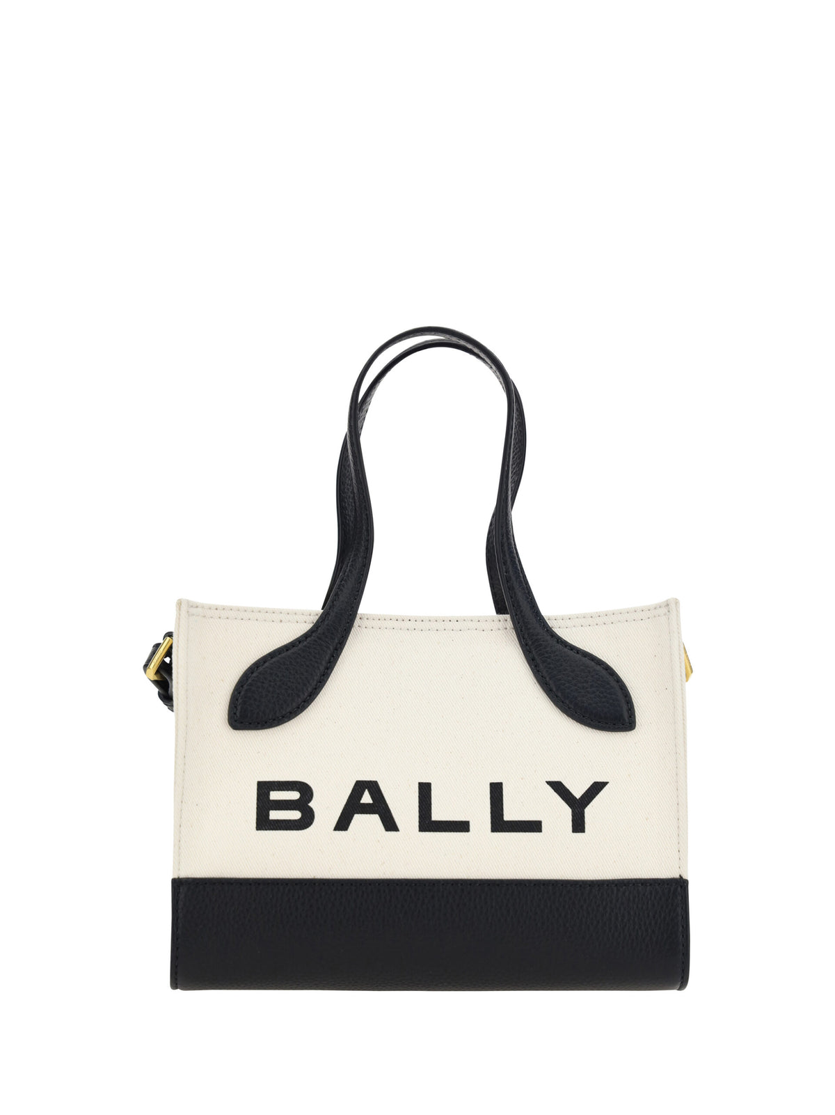 Bally White and Black Leather Mini Handbag - BrandFit 88