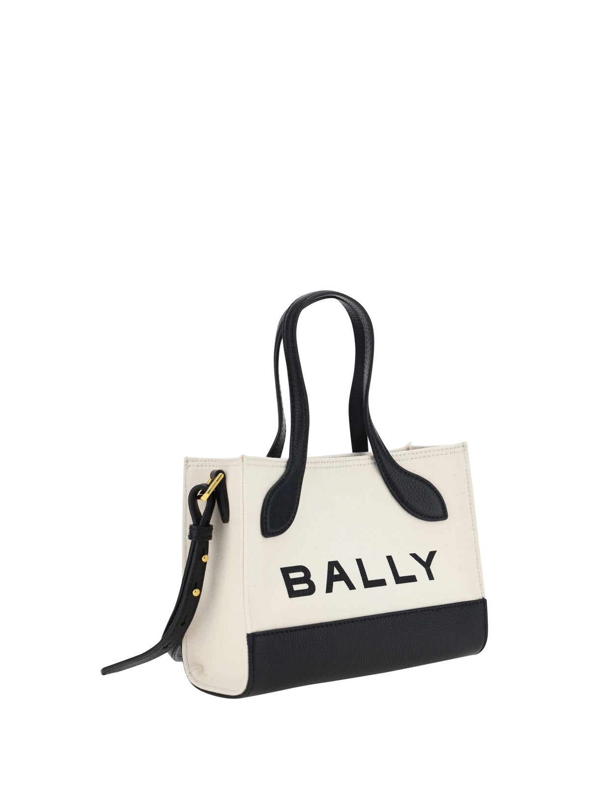 Bally White and Black Leather Mini Handbag - BrandFit 88