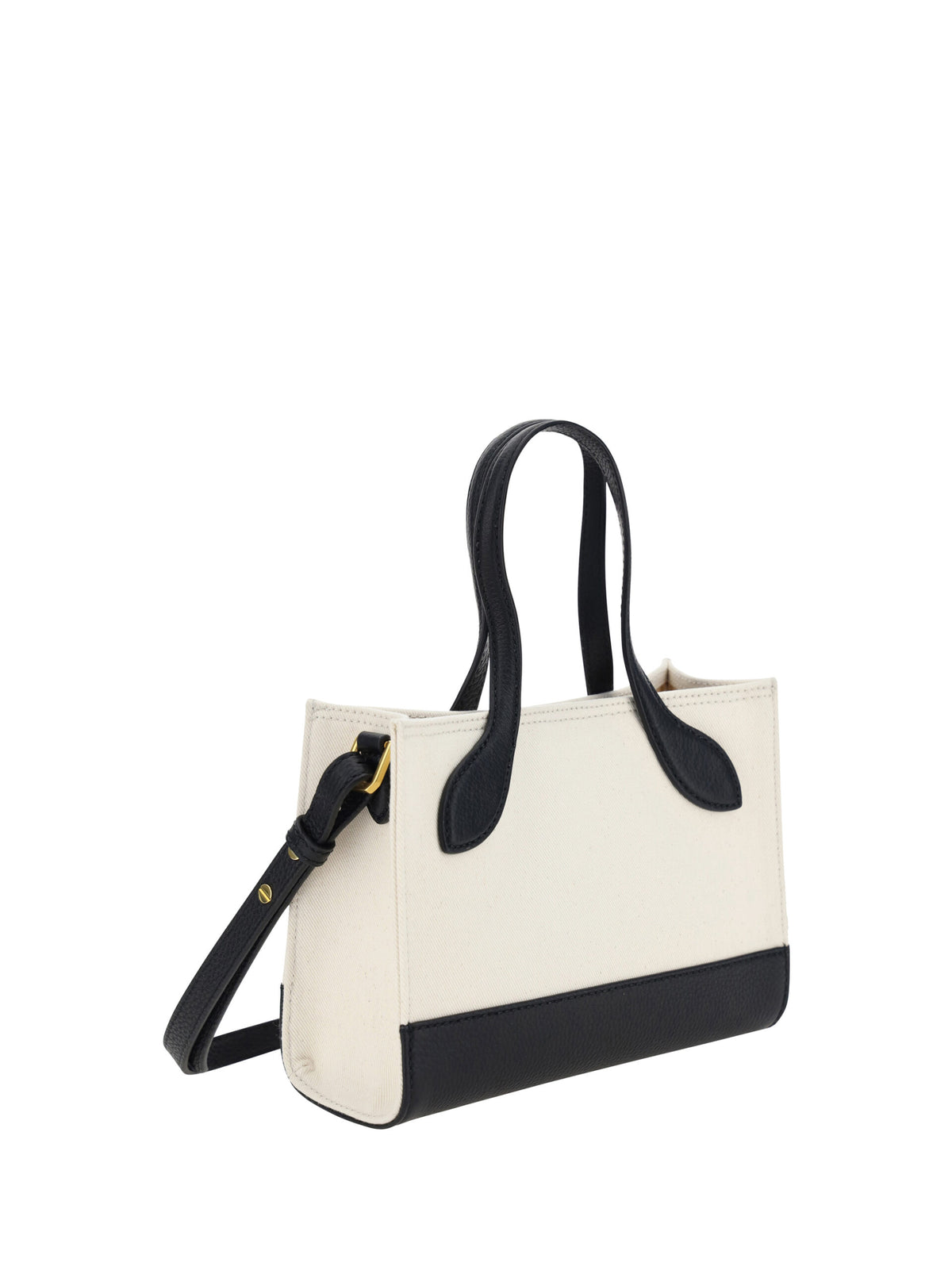 Bally White and Black Leather Mini Handbag - BrandFit 88