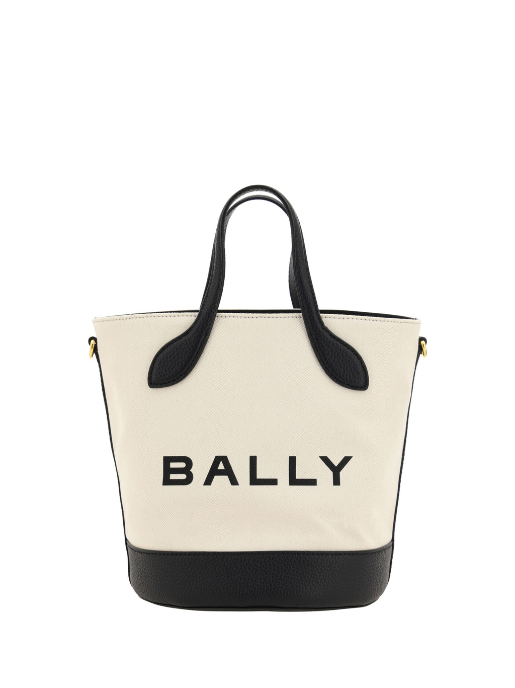 Bally White and Black Leather Bucket Bag - BrandFit 88
