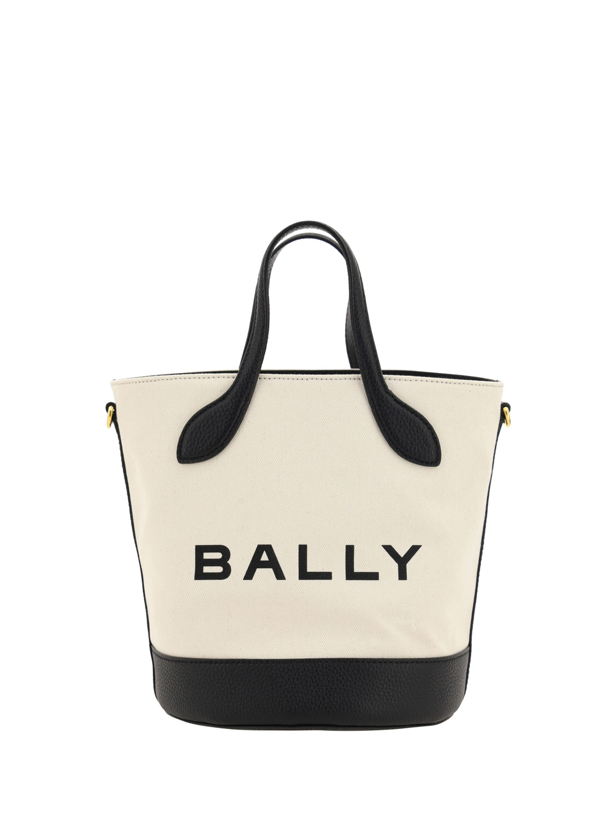 Bally White and Black Leather Bucket Bag - BrandFit 88