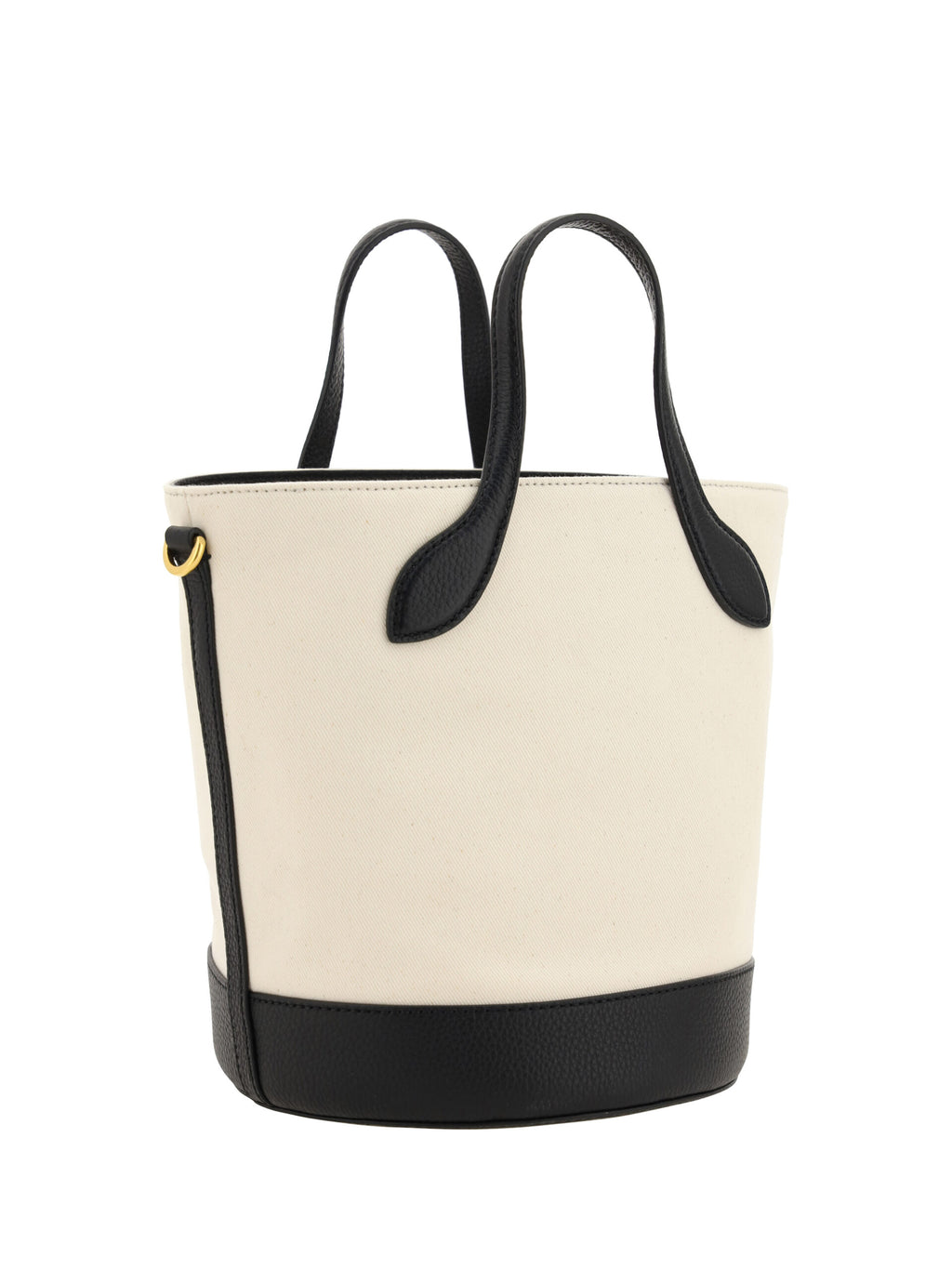 Bally White and Black Leather Bucket Bag - BrandFit 88