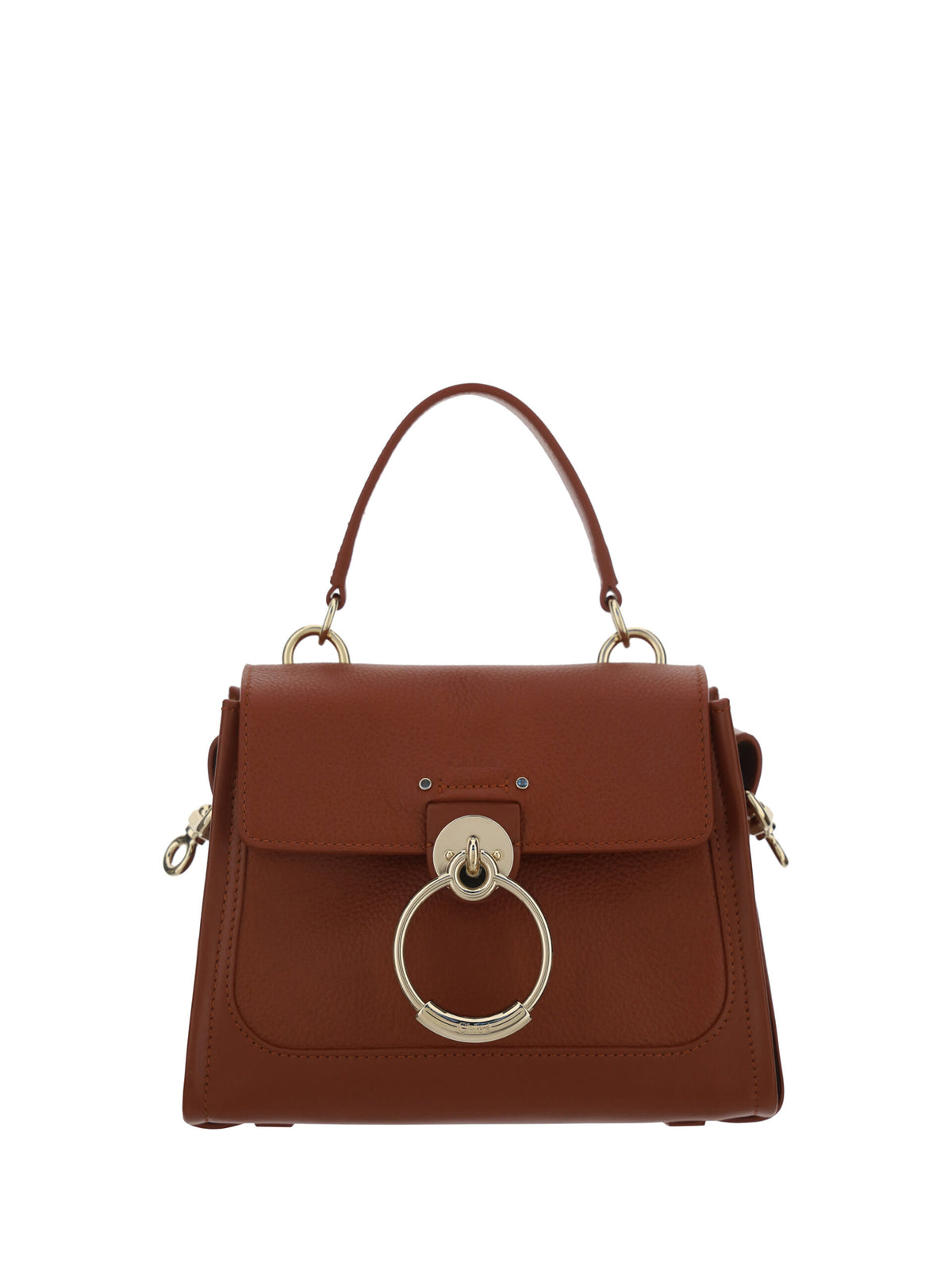 Chloé Brown Calf Leather Tess Handbag - BrandFit 88