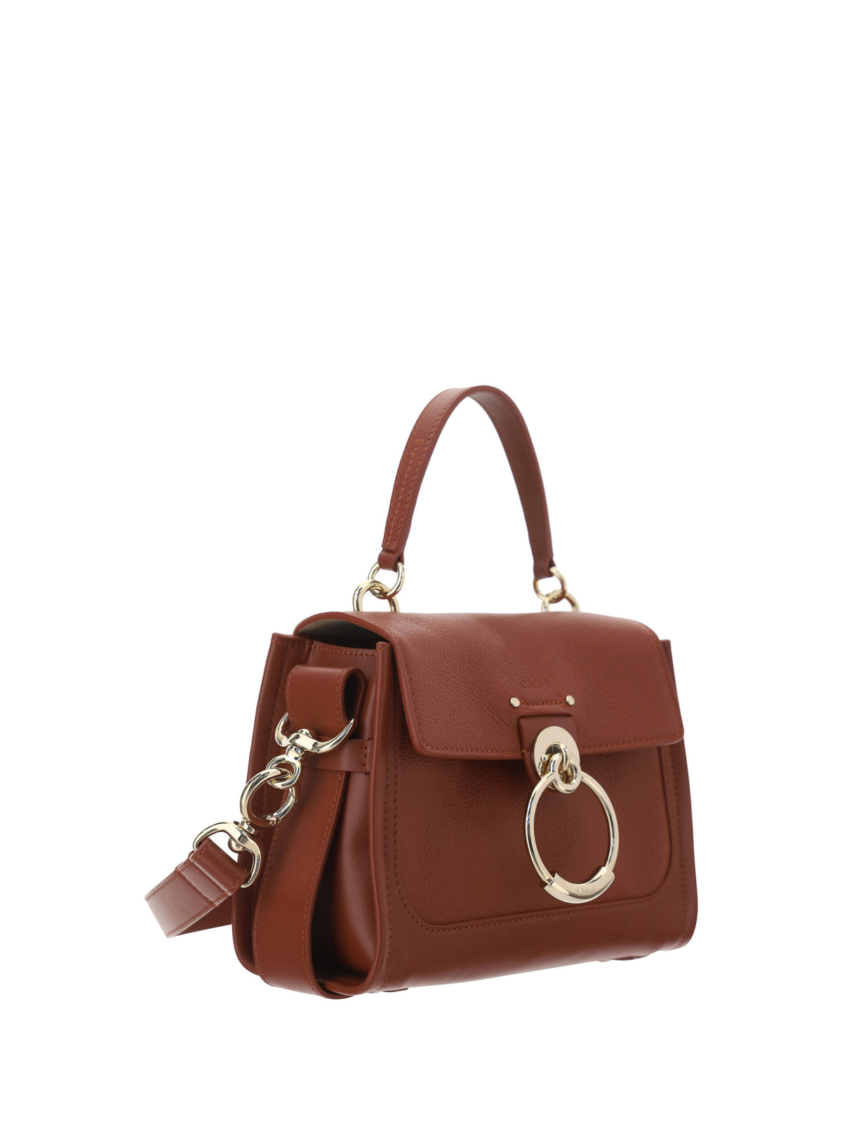 Chloé Brown Calf Leather Tess Handbag - BrandFit 88