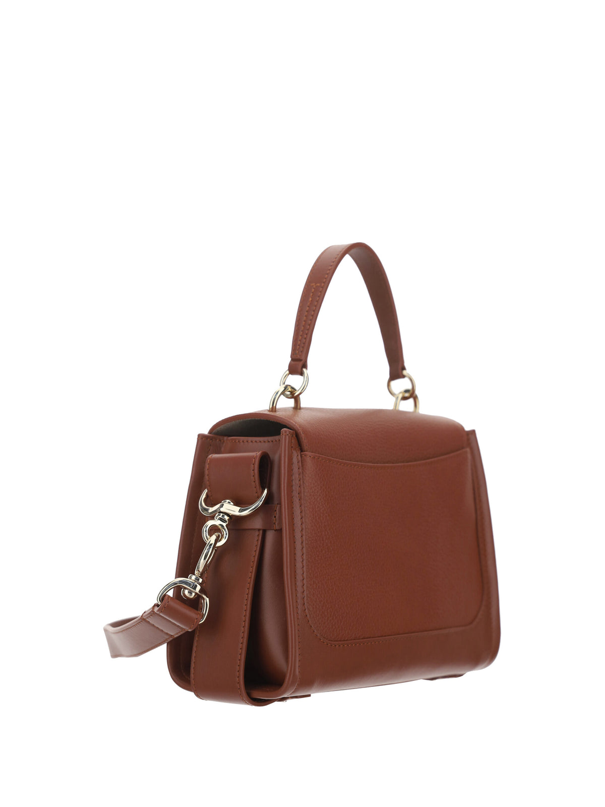 Chloé Brown Calf Leather Tess Handbag - BrandFit 88