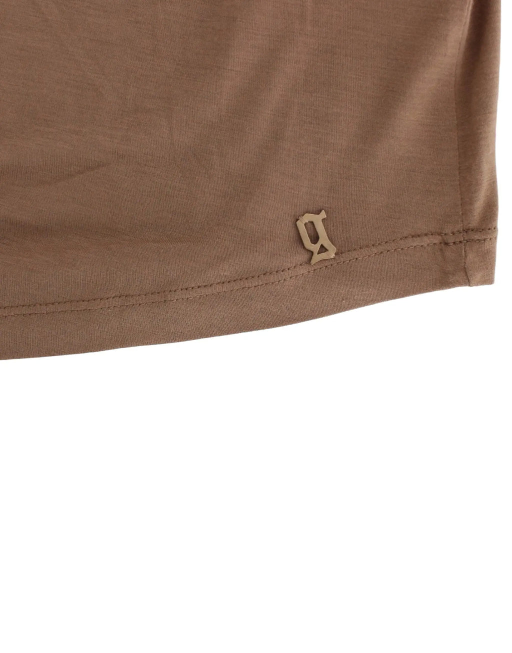John Galliano Brown shortsleeved top John Galliano