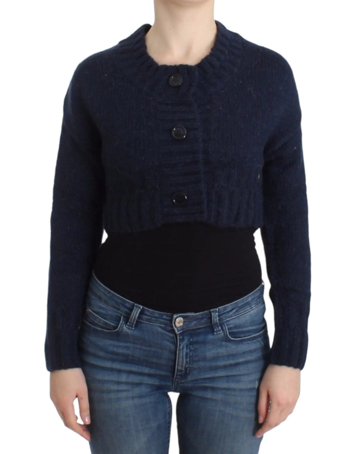 John Galliano Blue cropped cardigan John Galliano