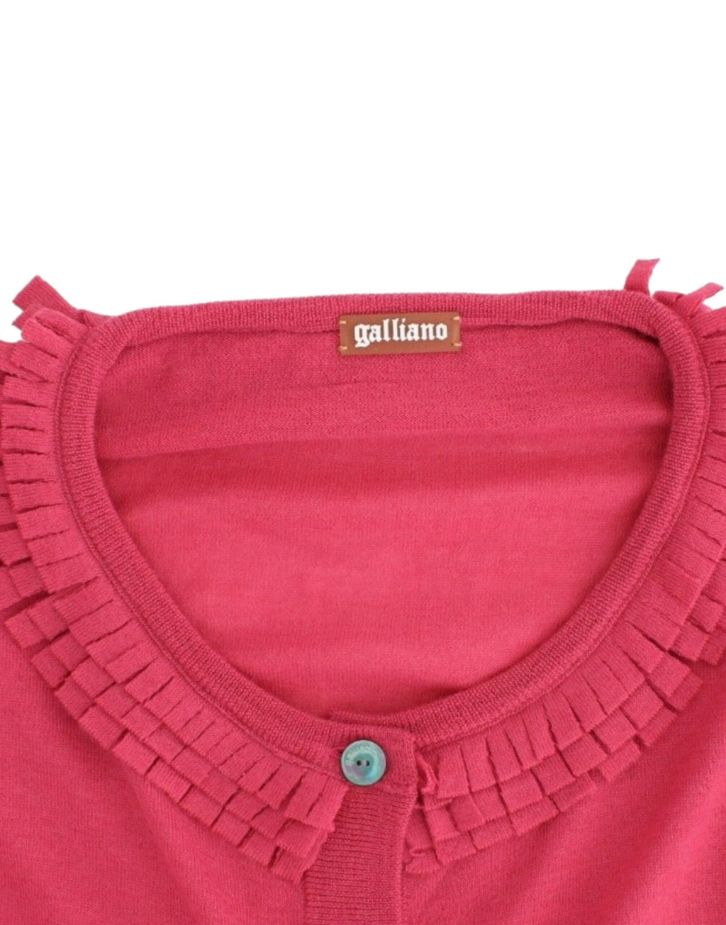 John Galliano Pink wool cardigan John Galliano