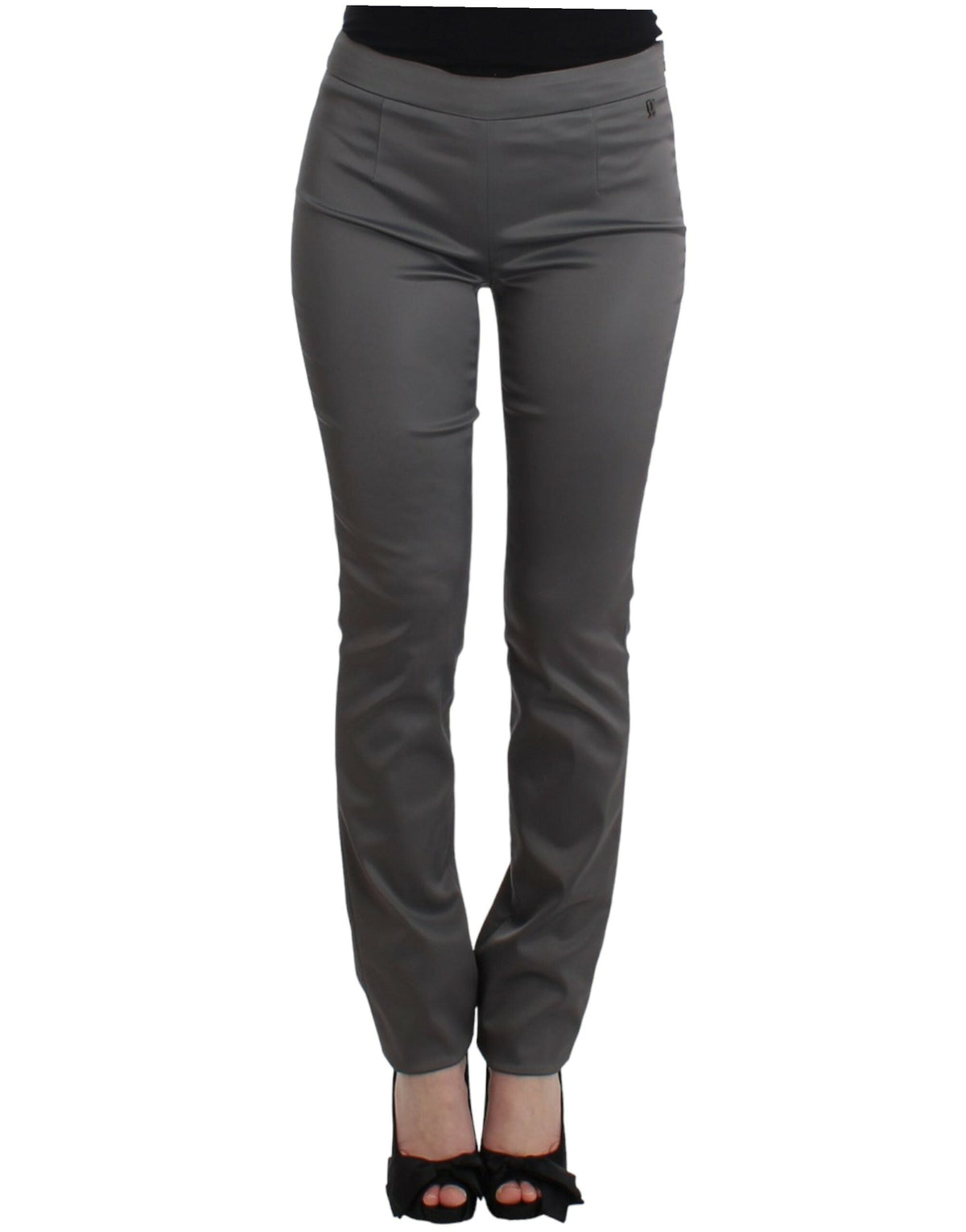 John Galliano Gray slim fit pants John Galliano