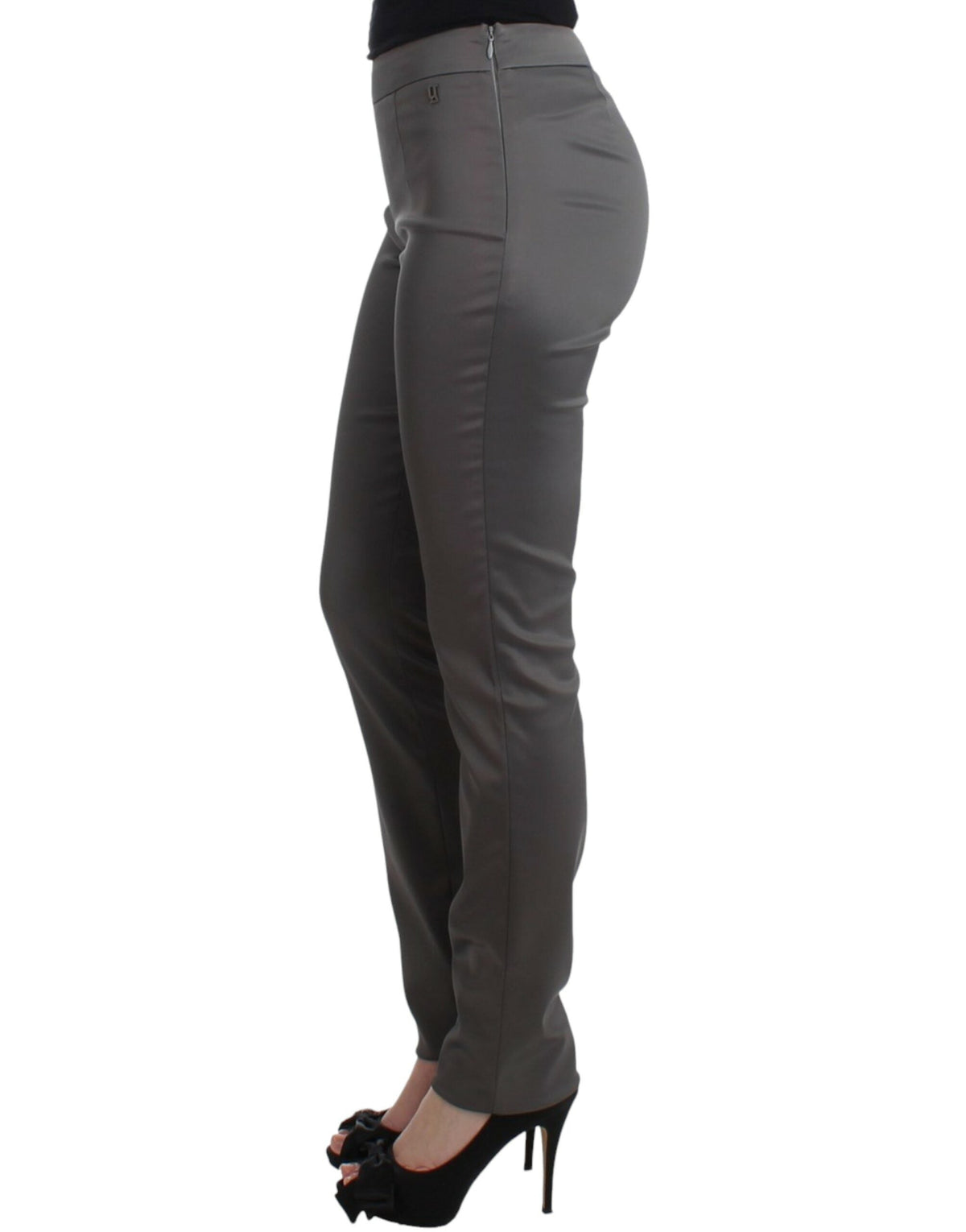 John Galliano Gray slim fit pants John Galliano