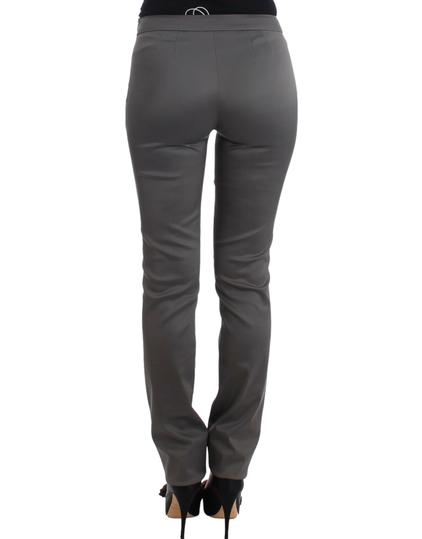 John Galliano Gray slim fit pants