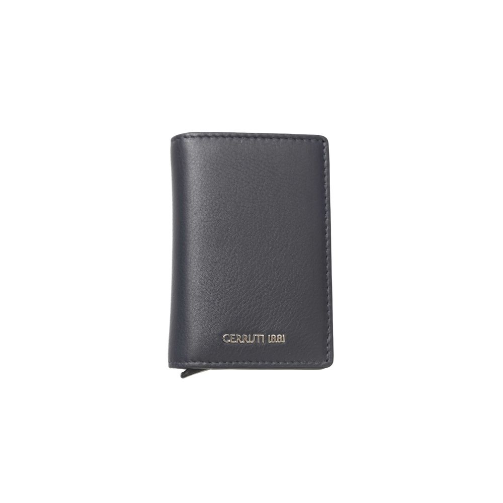 Cerruti 1881 Blue Calfskin Men Wallet - BrandFit 88