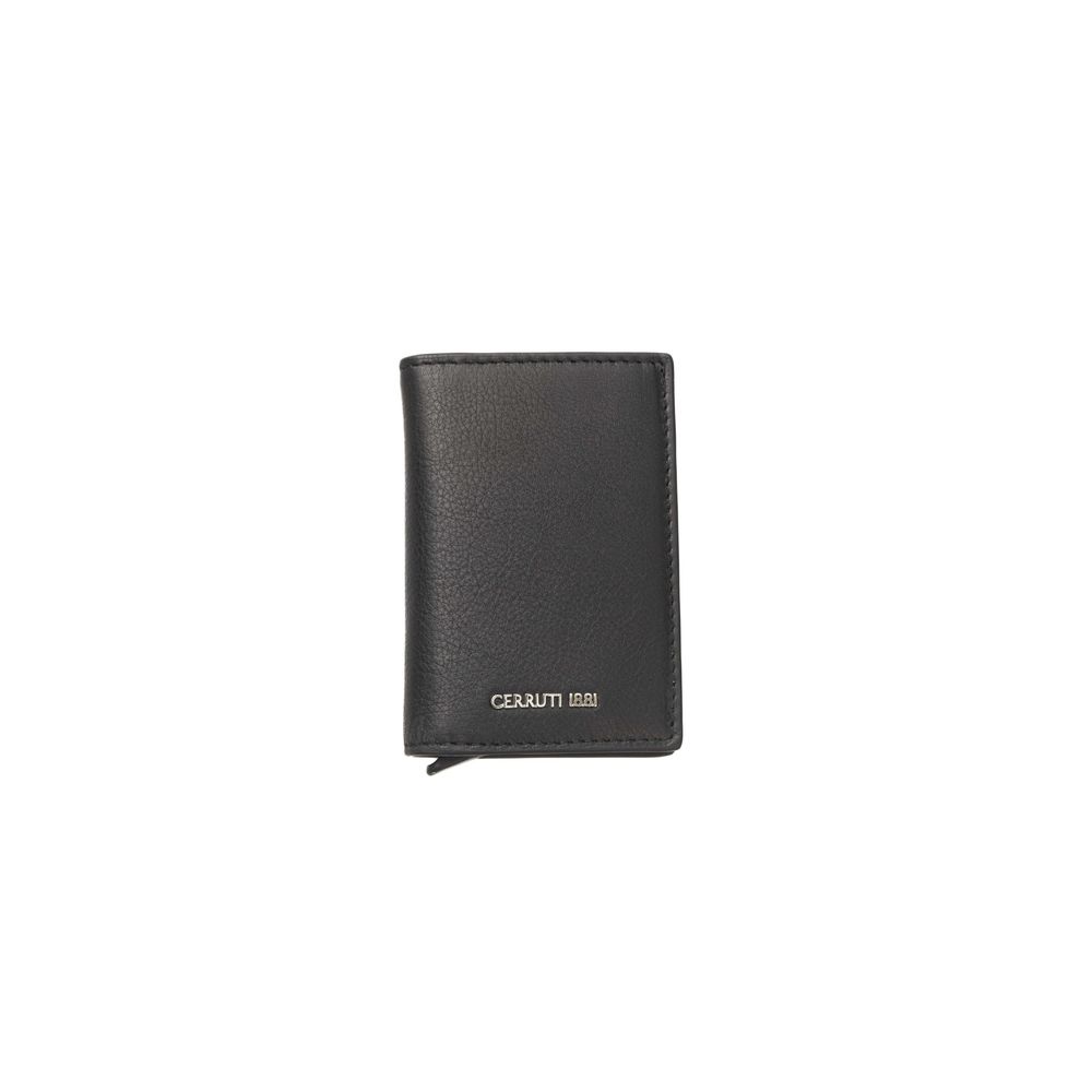 Cerruti 1881 Black Calfskin Men's Wallet - BrandFit 88