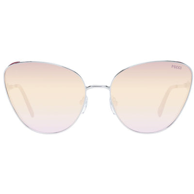 Emilio Pucci Silver Metal Sunglasses
