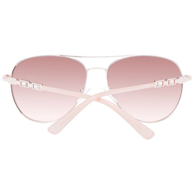 Guess Rose Gold Metal Sunglasses