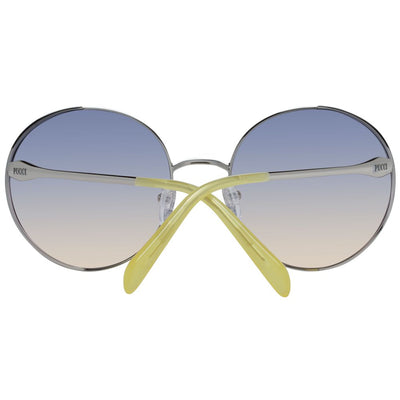 Emilio Pucci Silver Metal Sunglasses