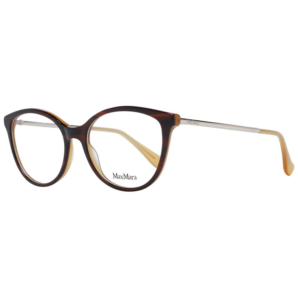 Max Mara Brown Metal & Plastic Glasses (Frames)
