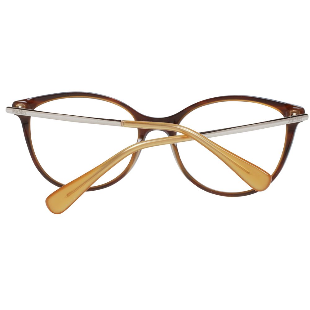 Max Mara Brown Metal & Plastic Glasses (Frames)