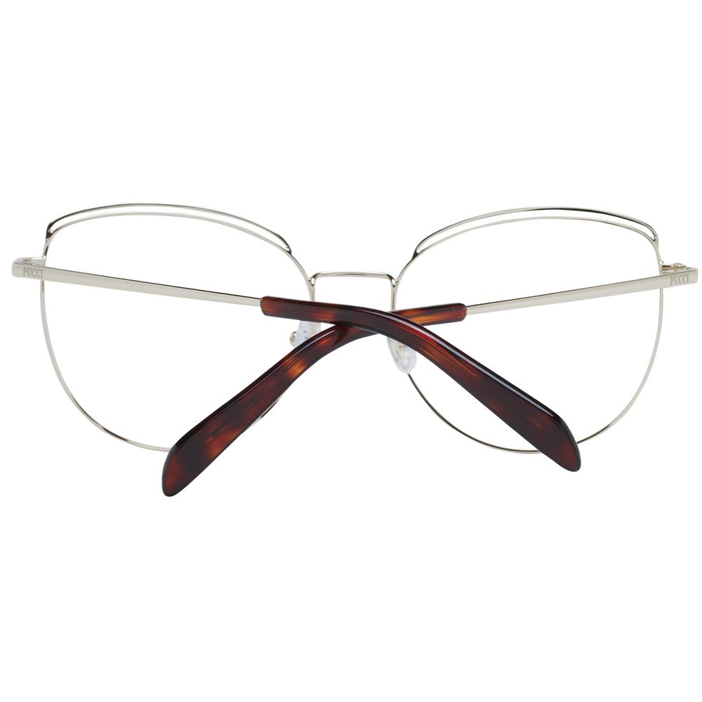Emilio Pucci Red Metal Glasses (Frames)