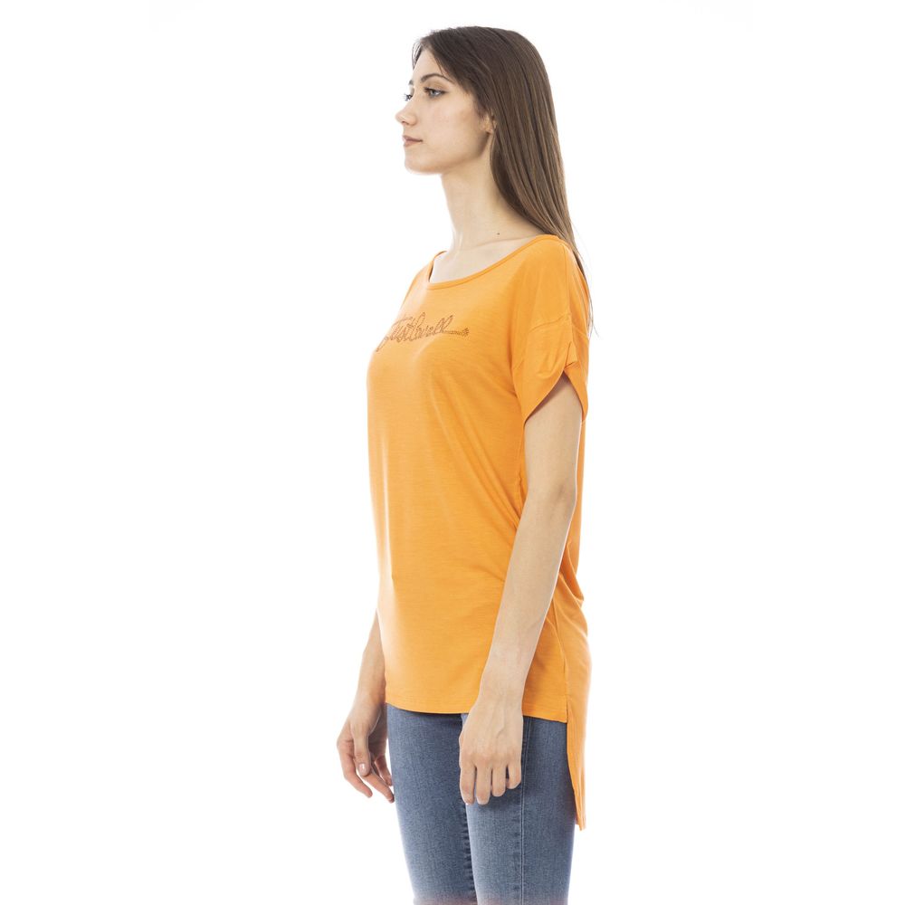 Just Cavalli Orange Cotton Women T-Shirt - BrandFit 88