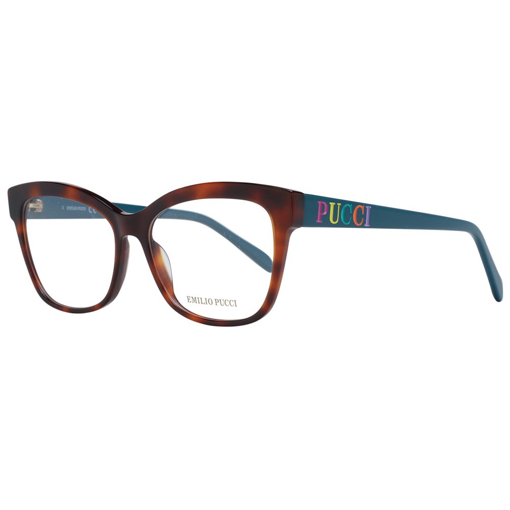 Emilio Pucci Brown Plastic Glasses (Frames)